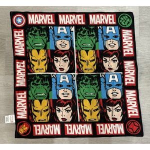 Marvel Avengers Icons 19" X 19" One Size Multi-Use Bandana Super Hero NWOT